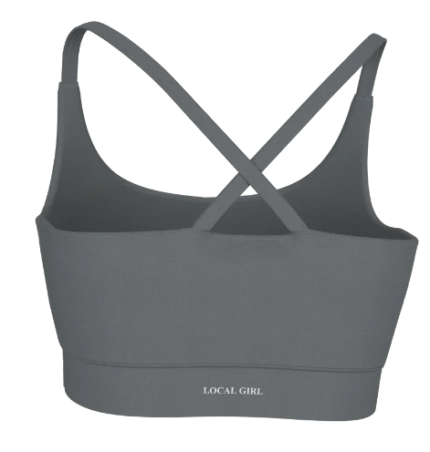 Local Girl Sports Bra - Graphite