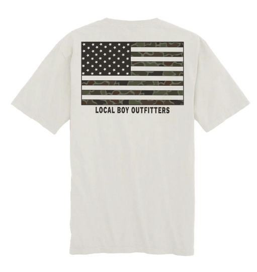 Local Boy OD Flag Short Sleeve T-Shirt