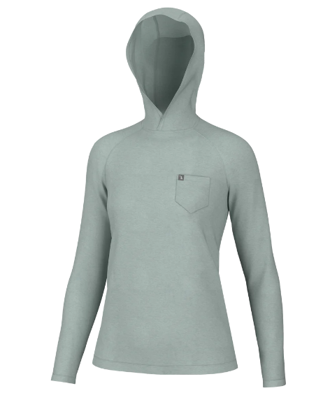 Local Girl Heather Blend Hoodie - Eucalyptus