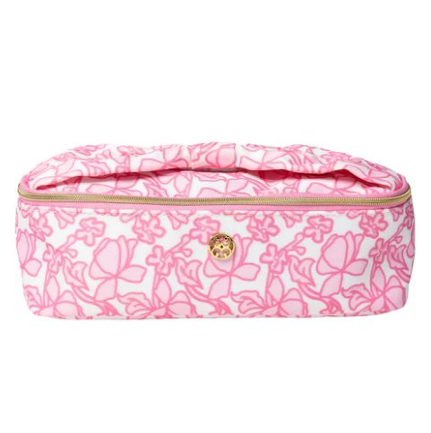 Kiss and Makeup Mini Cosmetic Bag in Blossom Breeze