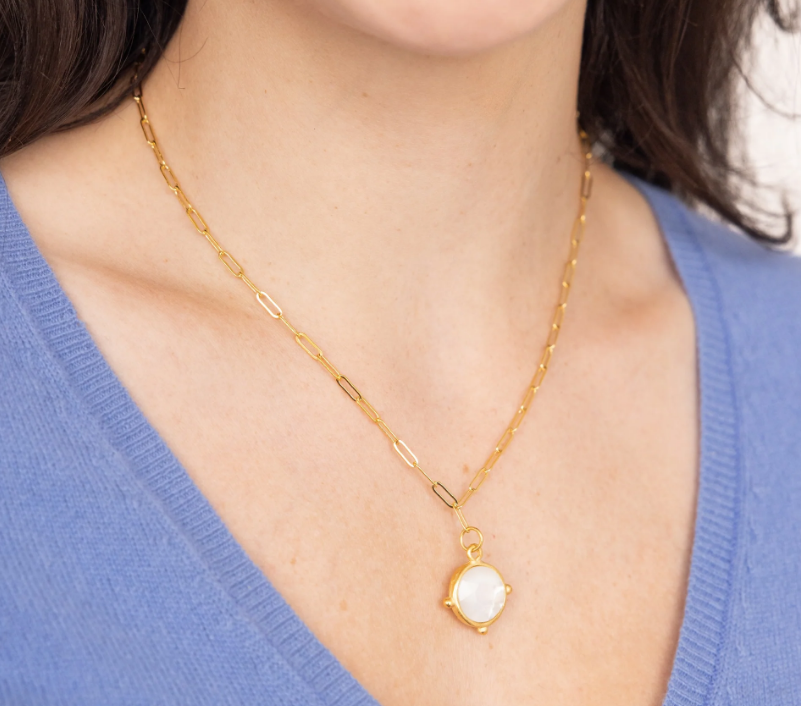 Susan Shaw Kate Paperclip Necklace