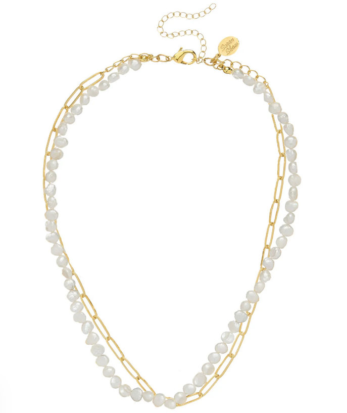 Susan Shaw Piper Paperclip Necklace