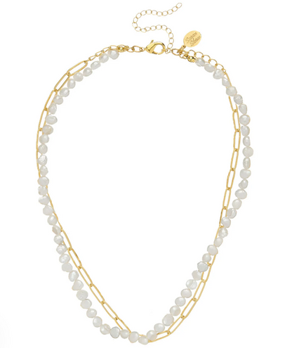 Susan Shaw Piper Paperclip Necklace