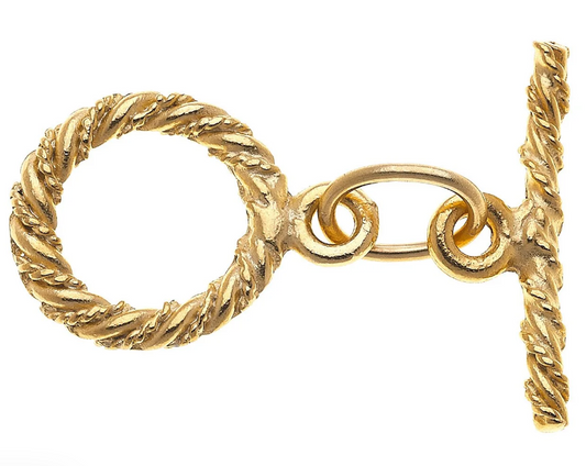 Susan Shaw Textured Gold Bracelet Extender