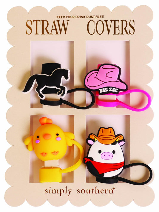Simply Southern Straw Covers - Howdy