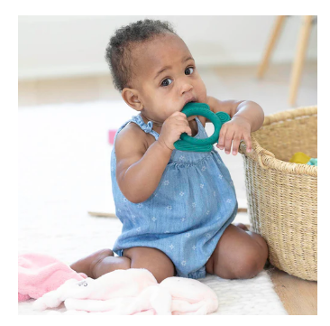 Bella Tunno Frog Rattle Teether