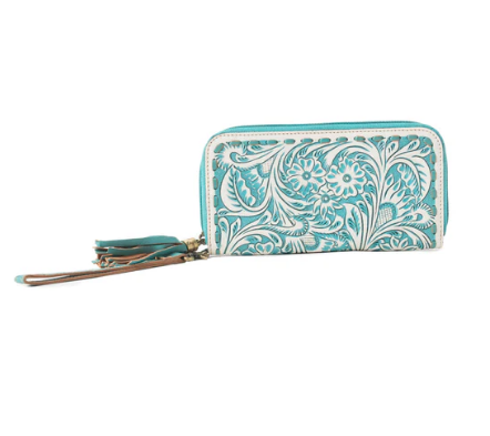 Miss Western Wallet in Blue