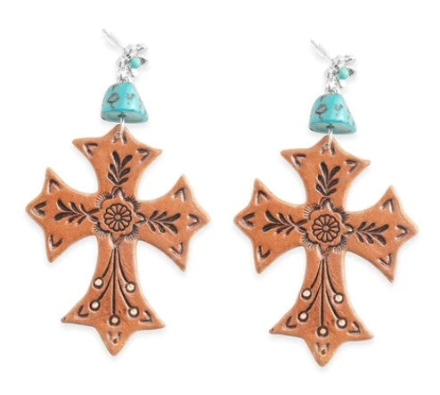 S-11578 Myra Cross of Glory Earrings 0