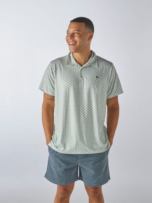 Simply Southern Men's Pattern Polo - Golf