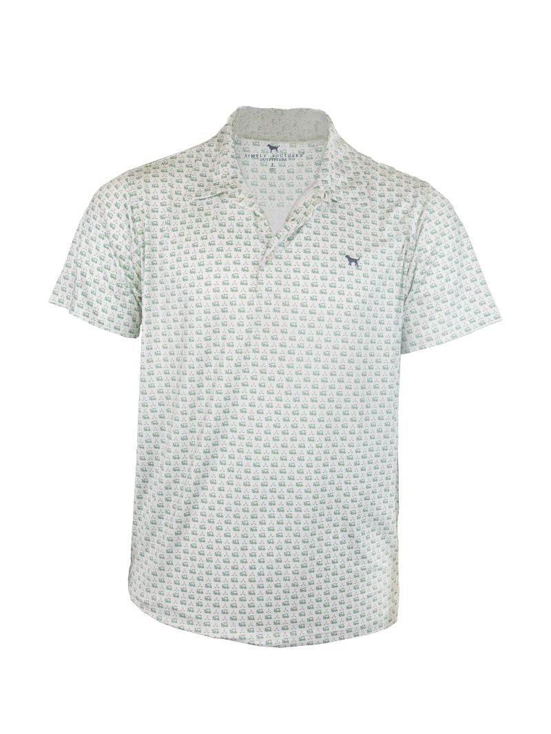 Simply Southern Men's Pattern Polo - Golf