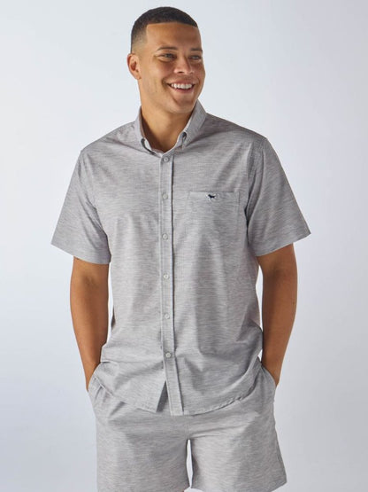 Simply Southern Men's Seer Top in Heather Grey