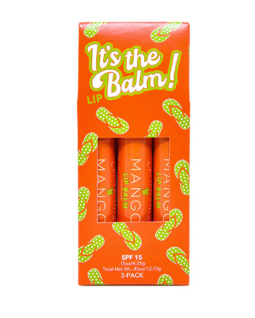 California Mango - It's The Balm! 3-Pack Lip Balm