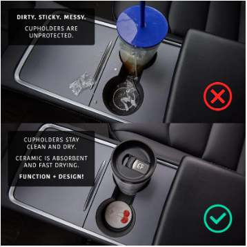 Car Coaster 2-Pack - Love You Cherry Much