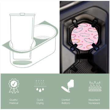 Car Coaster - Friendship Bracelets