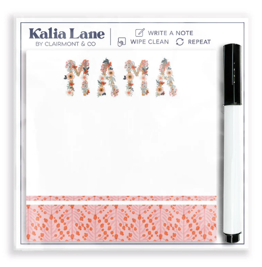 4x4 Clear Reminder Notes - Mama