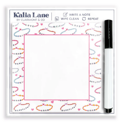 4x4 Clear Reminder Notes - Friendship