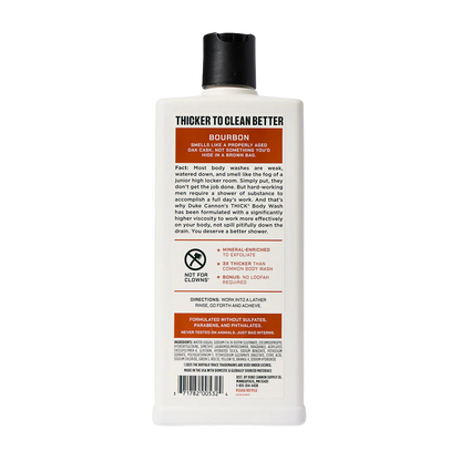 Duke Cannon 18oz Thick Body Wash - Bourbon