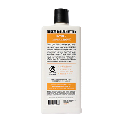 Duke Cannon 18oz Thick Body Wash - Bay Rum