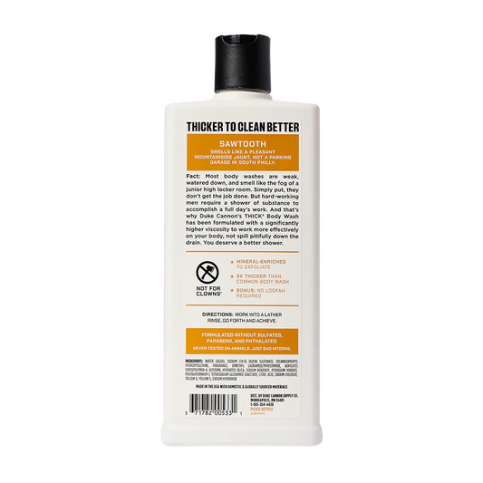Duke Cannon 18oz Thick Body Wash - Sawtooth