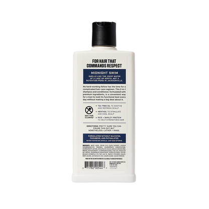 Duke Cannon Shampoo + Conditioner - Midnight Swim