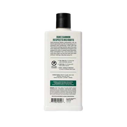 Duke Cannon Shampoo + Conditioner - Tea Tree