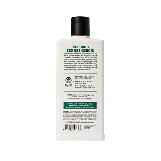 Duke Cannon Shampoo + Conditioner - Tea Tree