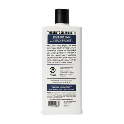 Duke Cannon 18oz Thick Body Wash - Midnight Swim