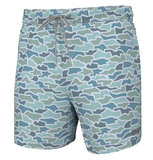 Local Boy Bayview Swim Trunks in Cool Oak Camo