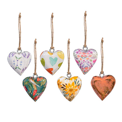 P5080 Wood Heart Ornaments