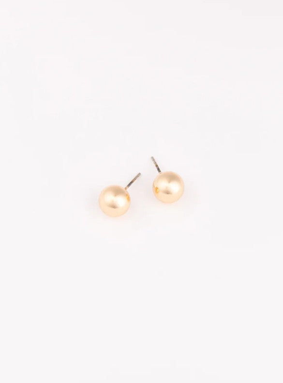 Michelle McDowell Medium Grenada Earrings in Shiny Gold