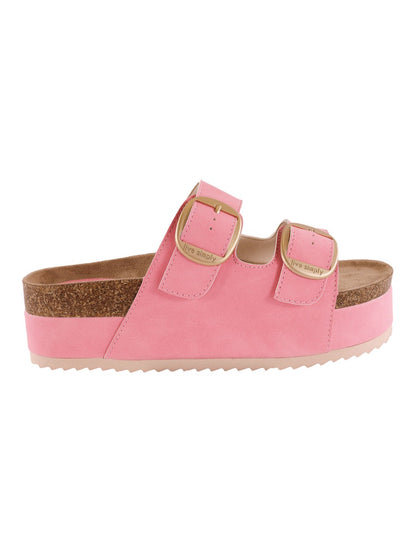 Simply Southern Platform Sandal - Pink