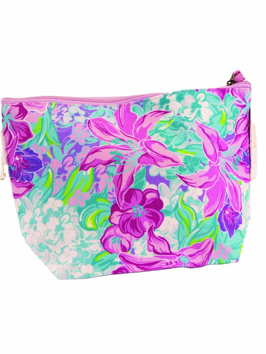 Simply Southern Pouch - Seaside Pink Flower