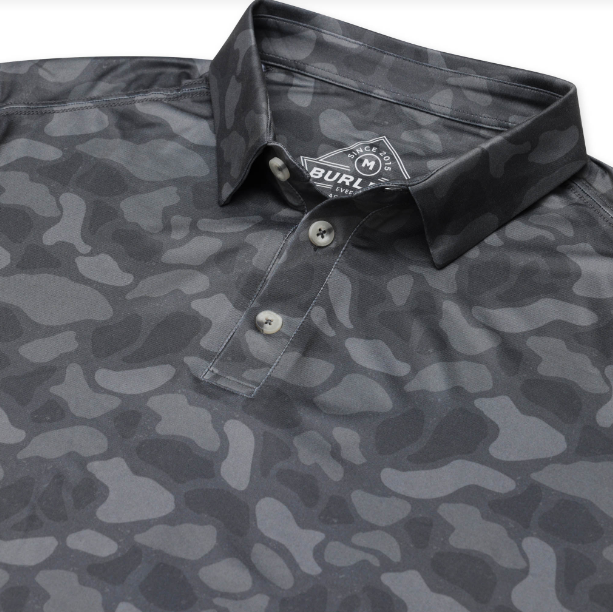 Burlebo Performance Polo -  Stone Camo