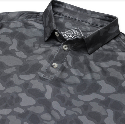 Burlebo Performance Polo -  Stone Camo