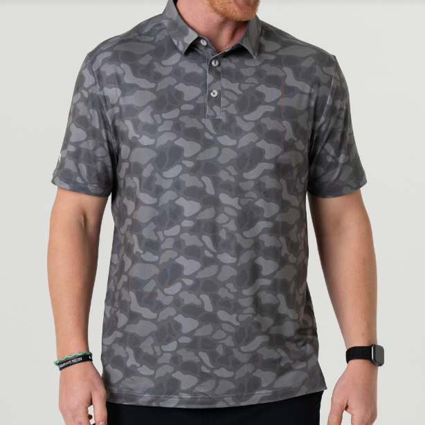 Burlebo Performance Polo -  Stone Camo