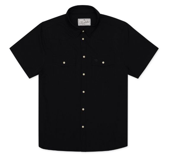 Burlebo Performance Western Shirt - Black