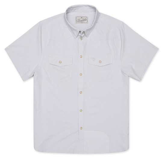 Burlebo Performance Western Shirt - Light Grey