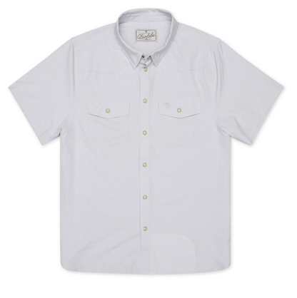 Burlebo Performance Western Shirt - Light Grey