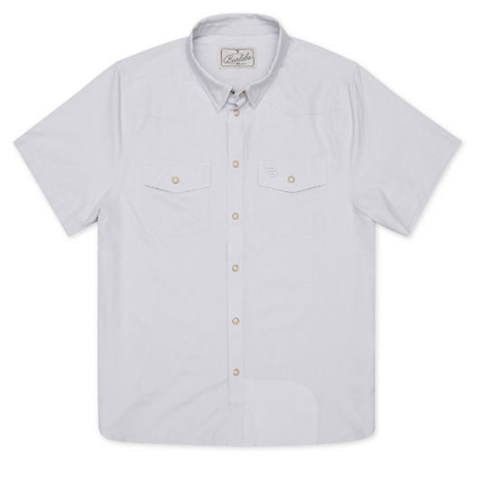 Burlebo Performance Western Shirt - Light Grey
