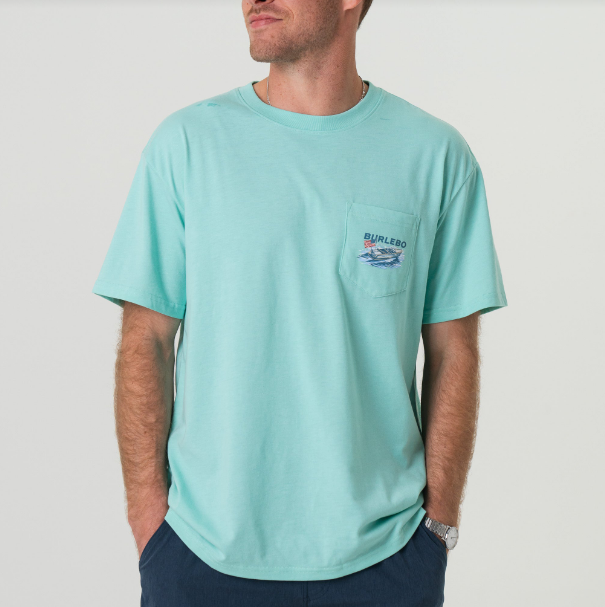 Burlebo Short Sleeve T-Shirt - Lake Weekend - Island Reef