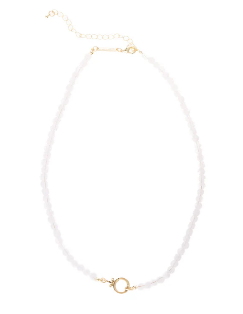 Thea Luxe Beaded Necklace - White