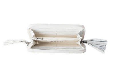 Sparkling Desert Moon Wallet in Chocolate White