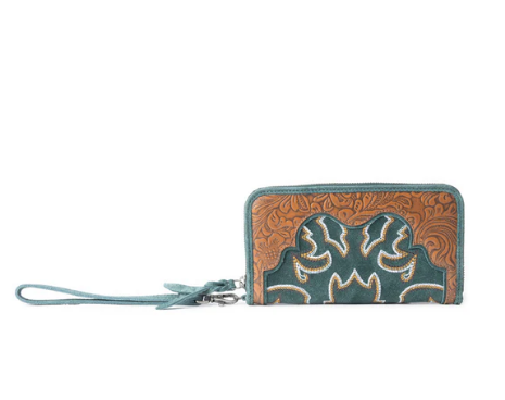 Electric Desert Wallet in Green