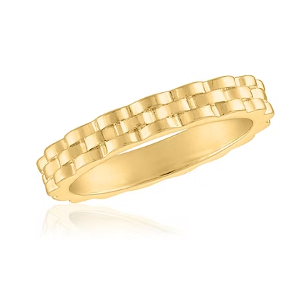 Layers Watch Band Gold Ring
