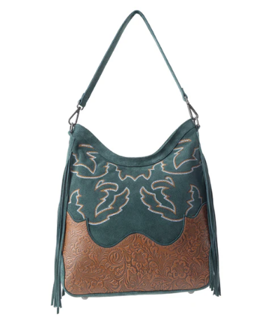 Electric Desert Tote Bag in Green