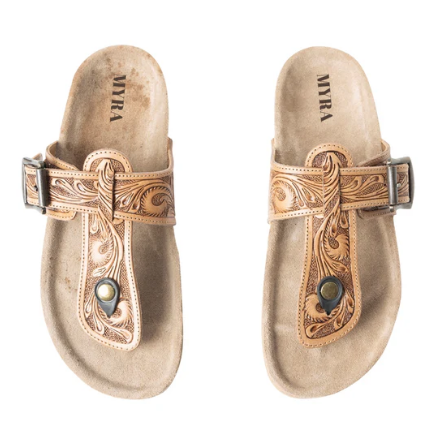 Balinda Ridge Sandals in Brown