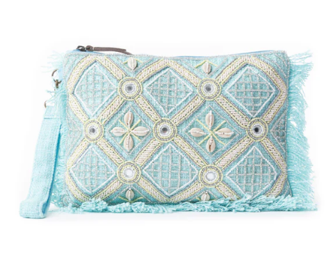 Desert Diamond Pouch in Blue