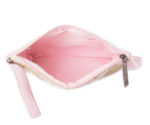 Desert Diamond Pouch in Light Pink