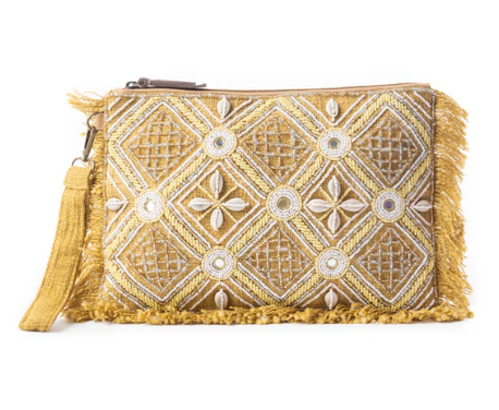 Desert Diamond Pouch in Brown