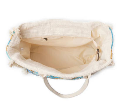 Sonoran Starlight Weekender Bag in Blue & White